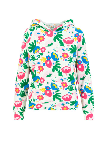 Blutsgeschwister Hoodie "Miracle of Wimbledonhappy" in Weiß/ Bunt