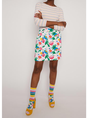 Blutsgeschwister Rok "Sweet Spot" wit/meerkleurig
