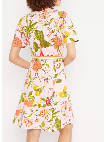 Blutsgeschwister Jurk "Curfull of light vitamins" rosé/groen