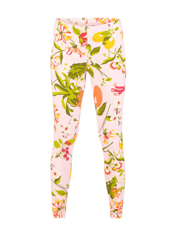 Blutsgeschwister Leggings "Totally Thermofull of light vitamins" in Rosé/ Grün