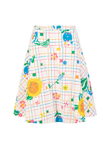 Blutsgeschwister Rok "Romance Rules the Worldhappy" wit/meerkleurig