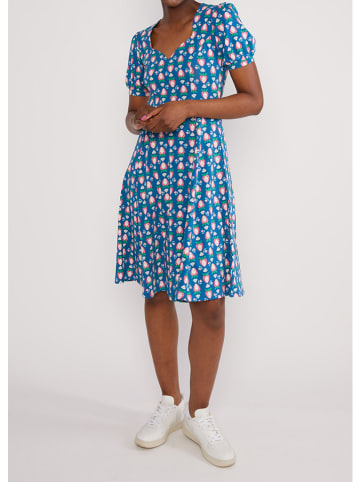 Blutsgeschwister Kleid "Joyful Heartstrawberry and kiss" in Blau