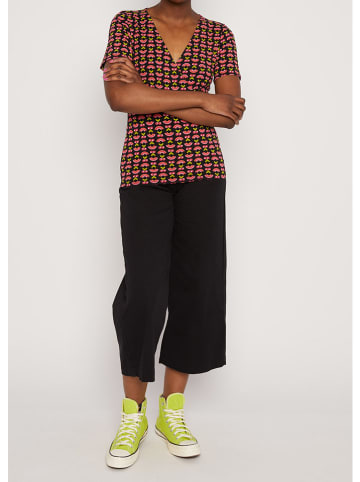 Blutsgeschwister Shirt "Mon Soleil Cachetutti frutti" zwart/koraalrood