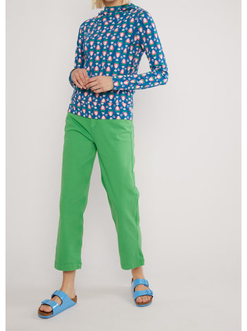 Blutsgeschwister Hoodie "Scuba Dubastrawberry and kiss" in Blau