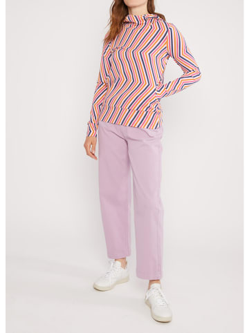 Blutsgeschwister Hoodie "Scuba Dubarainbow" in Dunkelblau/ Orange/ Pink