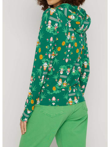 Blutsgeschwister Bluza "Scuba Dubameet me at the tennis court" w kolorze zielonym