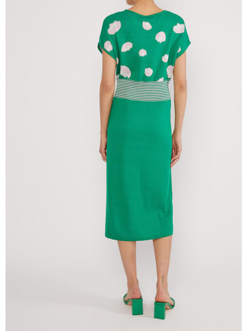 Blutsgeschwister Jurk "Mix it Quickartistic" groen/wit