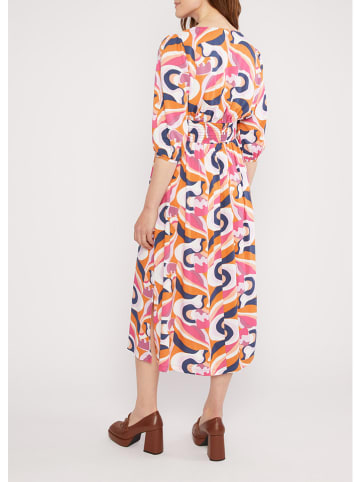Blutsgeschwister Jurk "Springtime" oranje/roze/donkerblauw