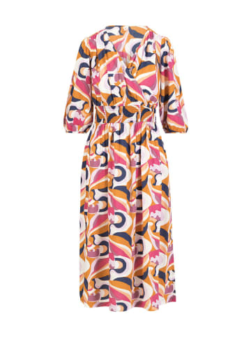 Blutsgeschwister Jurk "Springtime" oranje/roze/donkerblauw
