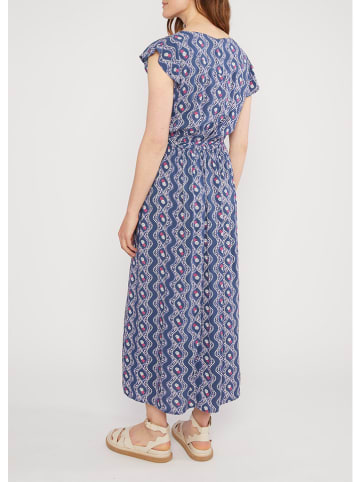 Blutsgeschwister Jurk "Hello Againseaworld" donkerblauw/wit