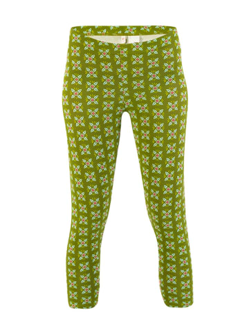 Blutsgeschwister Leggings "Cropped Laune" in Grün