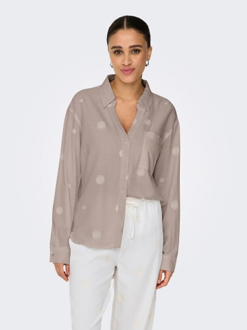 ONLY Bluse in Taupe