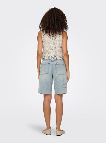 ONLY Gebreide gilet crème