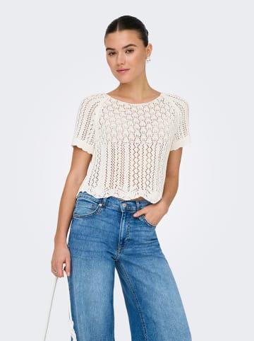 ONLY Sweter w kolorze kremowym