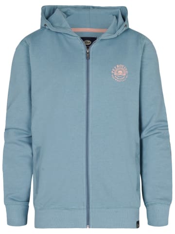 Petrol Sweatjacke in Hellblau