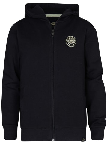 Petrol Sweatjacke in Schwarz