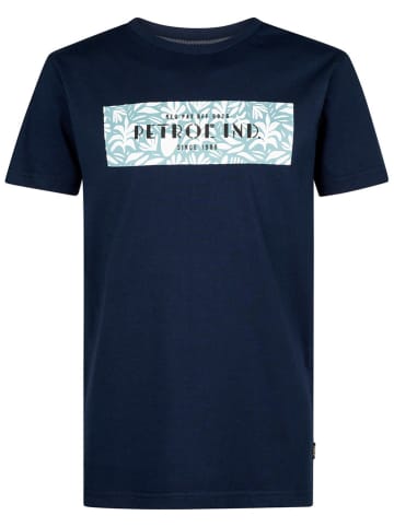 Petrol Shirt donkerblauw