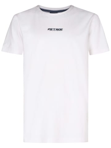 Petrol Shirt in Weiß