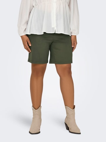 ONLY Carmakoma Shorts in Khaki