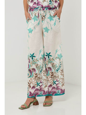 Lin Passion Hose in Creme/ Bunt