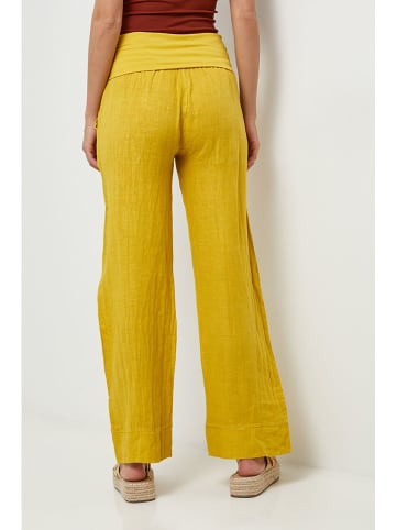 Lin Passion Leinen-Hose in Gelb