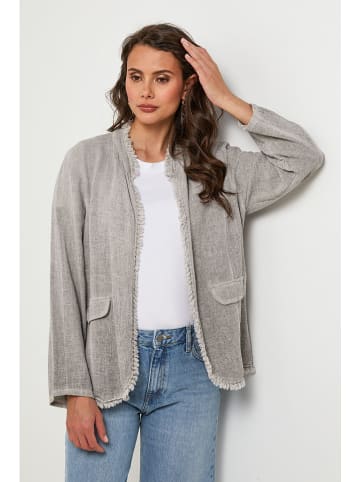 Lin Passion Cape in Grau