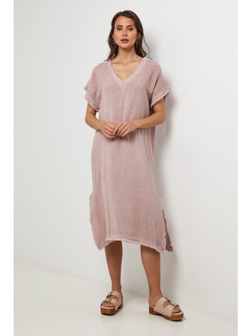 Lin Passion Kleid in Rosa