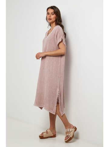 Lin Passion Kleid in Rosa
