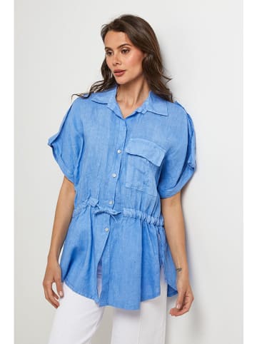 Lin Passion Linnen blouse lichtblauw