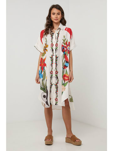 Lin Passion Kleid in Weiß