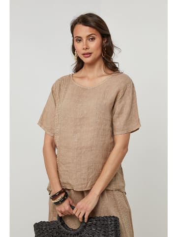 Lin Passion Linnen blouse beige