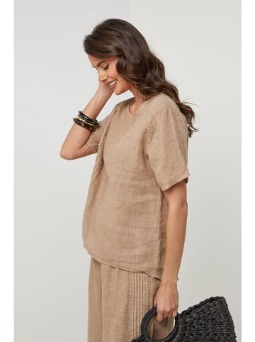 Lin Passion Linnen blouse beige