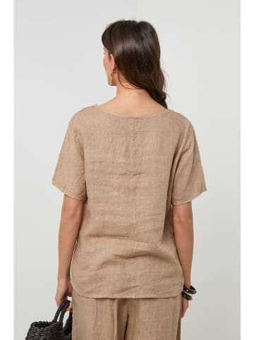 Lin Passion Linnen blouse beige