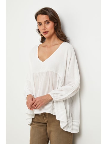 Lin Passion Bluse in Weiß