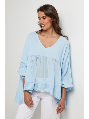 Lin Passion Bluse in Hellblau