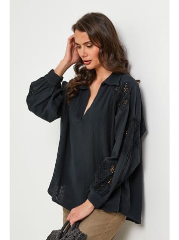 Lin Passion Bluse in Schwarz