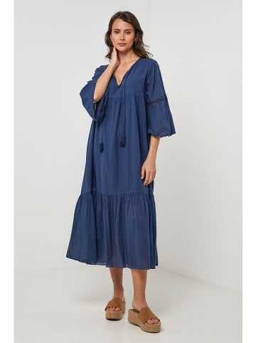 Lin Passion Kleid in Dunkelblau