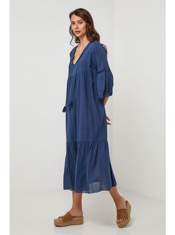 Lin Passion Kleid in Dunkelblau
