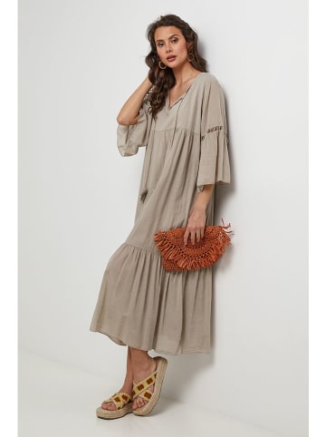 Lin Passion Kleid in Beige