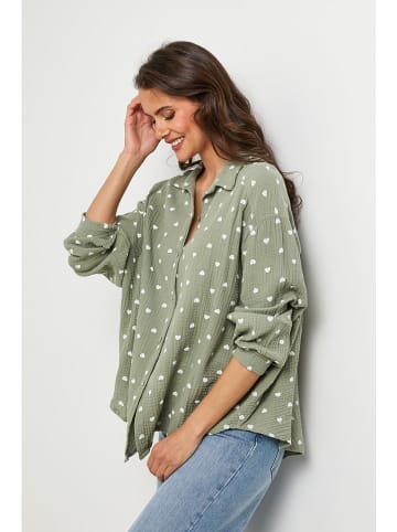 Lin Passion Blouse kaki