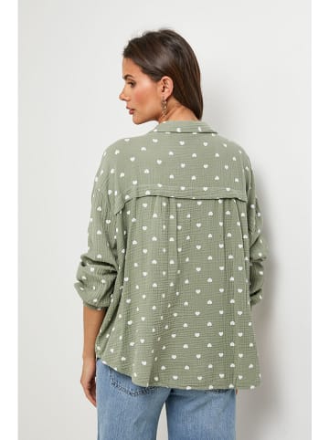 Lin Passion Blouse kaki
