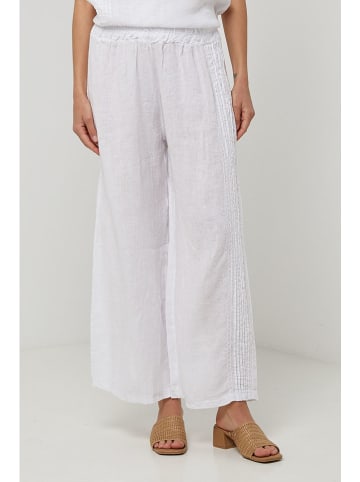 Lin Passion Leinen-Hose in Weiß