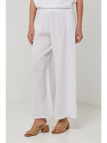 Lin Passion Leinen-Hose in Weiß