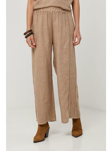 Lin Passion Leinen-Hose in Beige