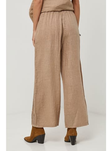 Lin Passion Leinen-Hose in Beige