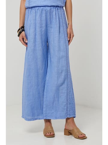 Lin Passion Leinen-Hose in Hellblau