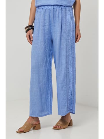 Lin Passion Leinen-Hose in Hellblau