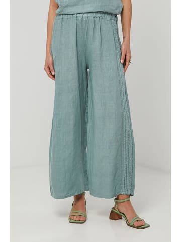 Lin Passion Leinen-Hose in Grün