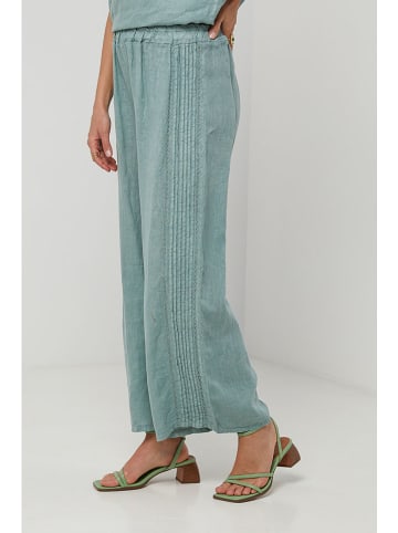 Lin Passion Leinen-Hose in Grün