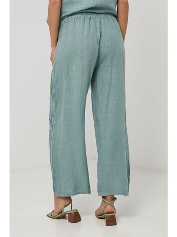 Lin Passion Leinen-Hose in Grün